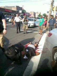 Shantel Davis, shot by police in an intersection in the East Flatbush section of Brooklyn